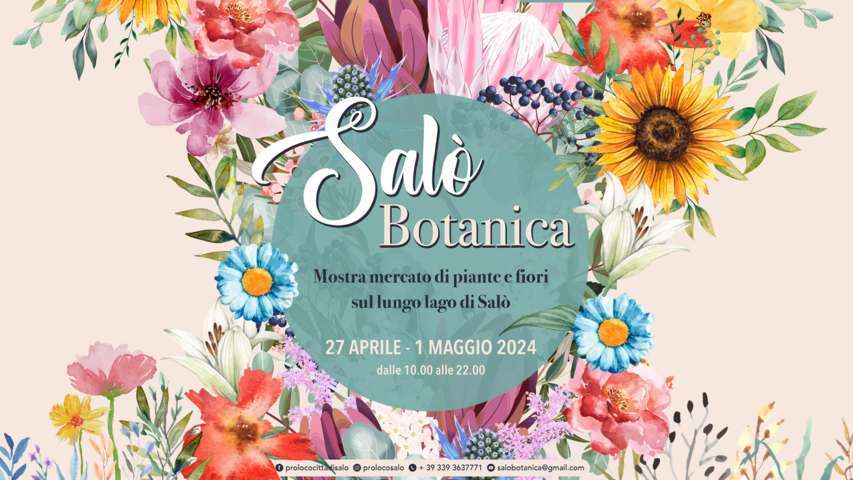 Salò Botanica markttentoonstelling planten en bloemen