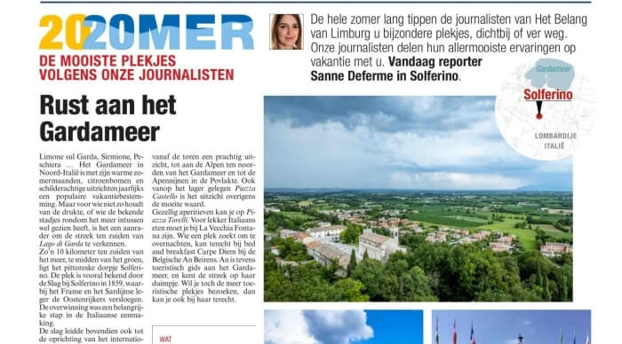 Het Belang van Limburg: Rust aan het Gardameer